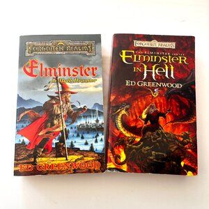 [2] Forgotten Realms ELMINSTER ~ MYTH DRANNOR + IN HELL by Ed Greenwood 1st Ed.